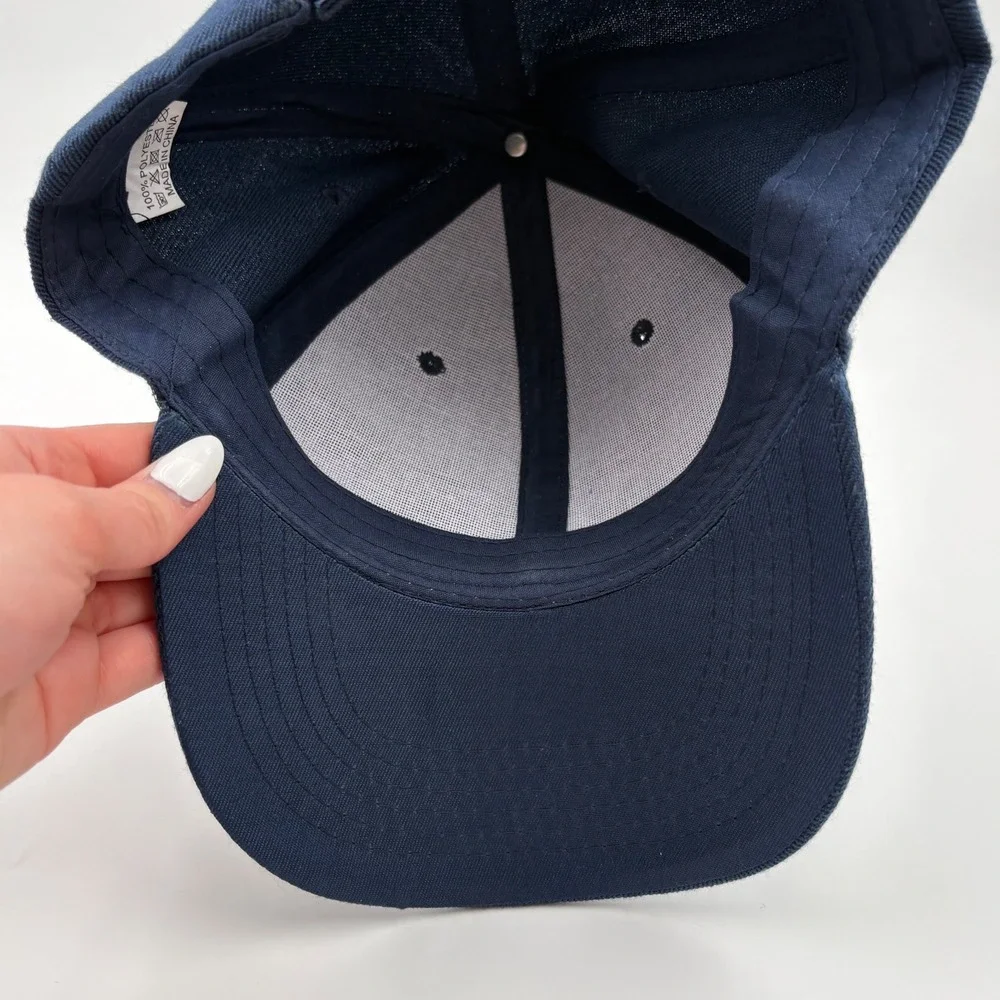 LIV Golf Hat Unisex OS Navy Blue Logo Baseball Cap Adjustable Strapback Sport